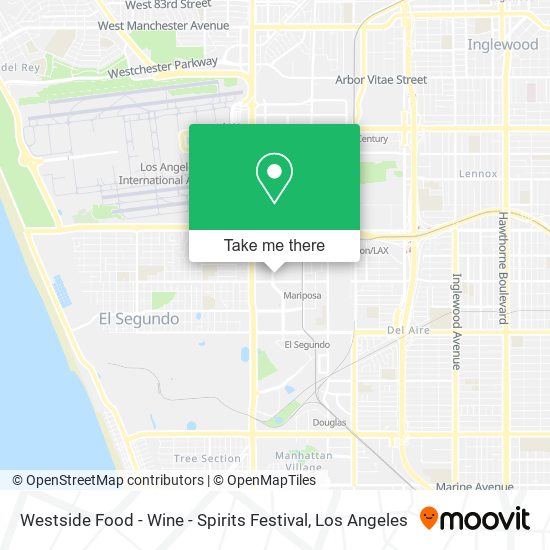 Mapa de Westside Food - Wine - Spirits Festival
