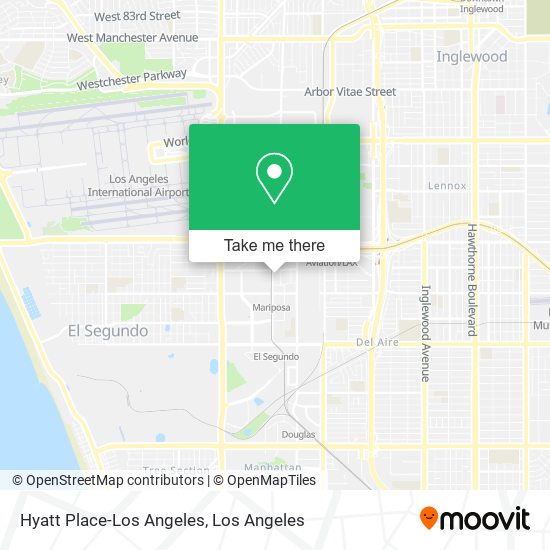 Mapa de Hyatt Place-Los Angeles