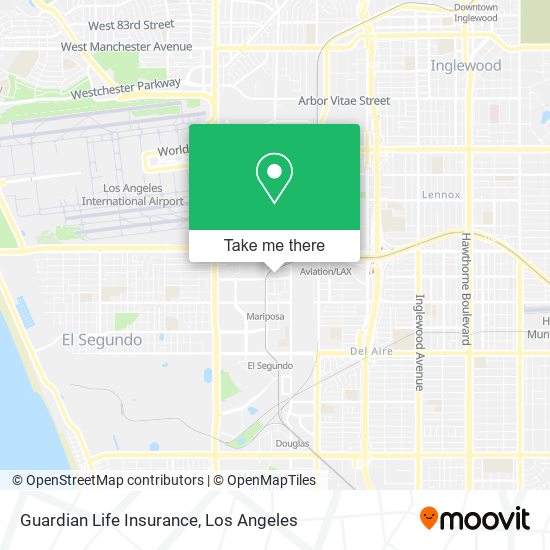Guardian Life Insurance map