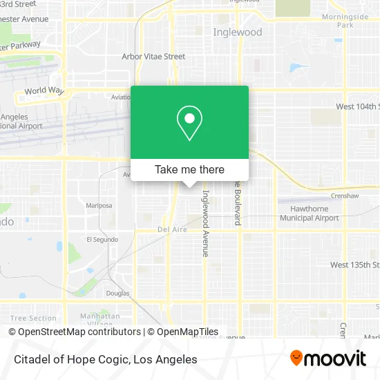 Citadel of Hope Cogic map