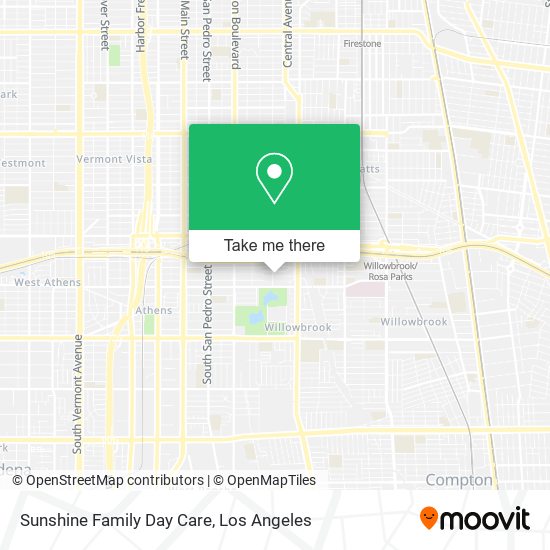 Mapa de Sunshine Family Day Care