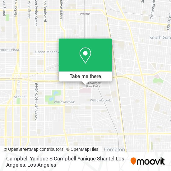 Mapa de Campbell Yanique S Campbell Yanique Shantel Los Angeles