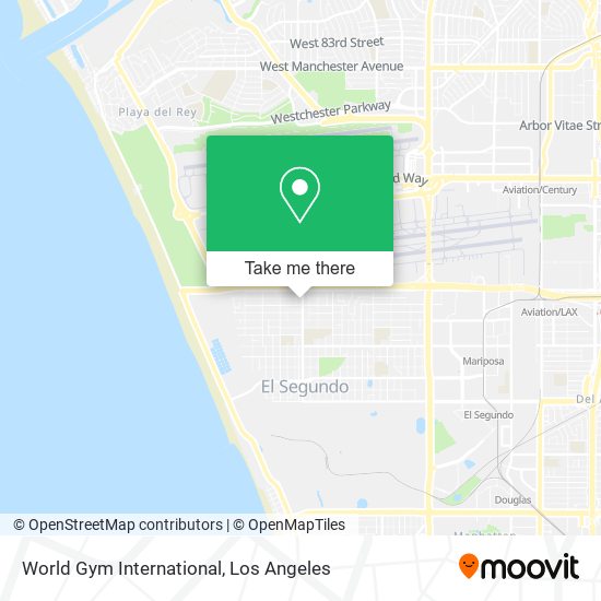 World Gym International map
