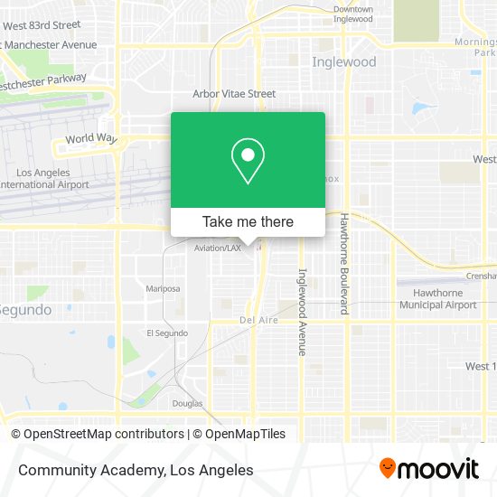 Community Academy map