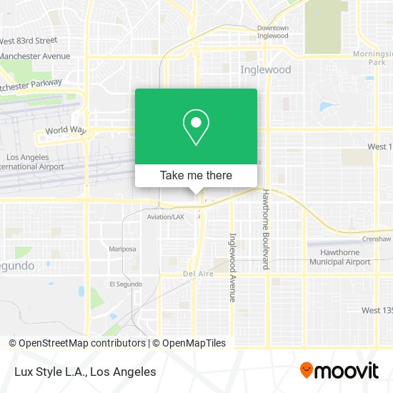 Mapa de Lux Style L.A.
