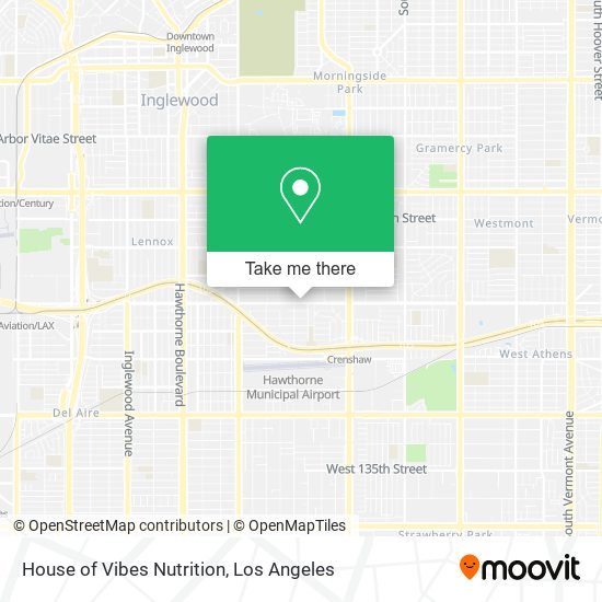 House of Vibes Nutrition map