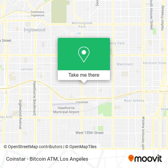 Coinstar - Bitcoin ATM map