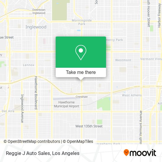 Reggie J Auto Sales map