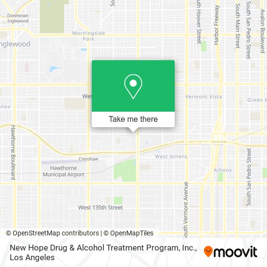 Mapa de New Hope Drug & Alcohol Treatment Program, Inc.