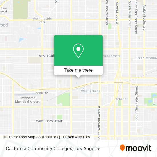 California Community Colleges map