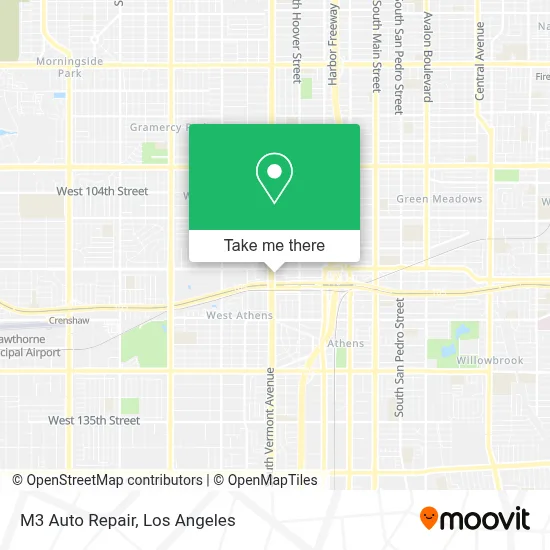 M3 Auto Repair map