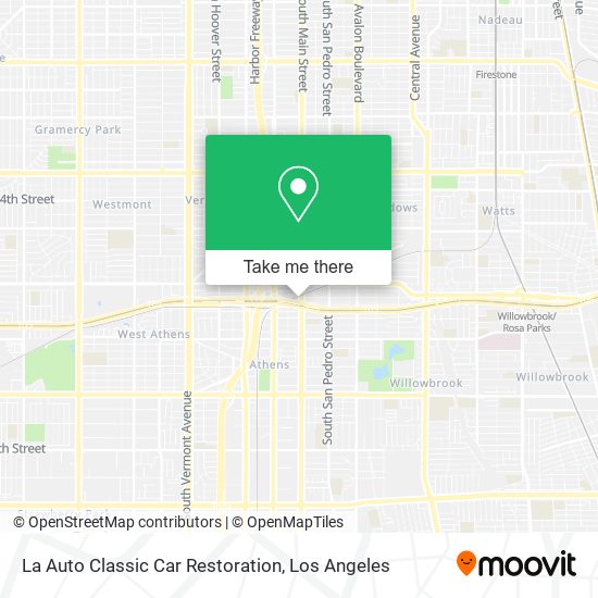 La Auto Classic Car Restoration map