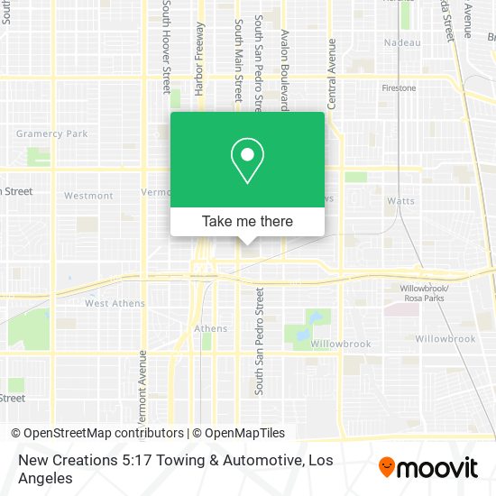 New Creations 5:17 Towing & Automotive map