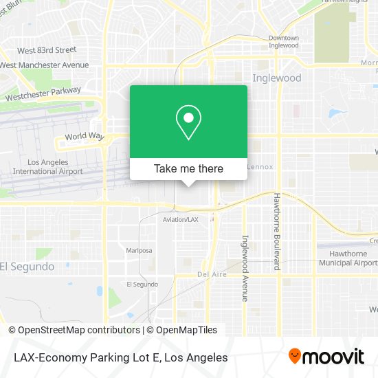 Mapa de LAX-Economy Parking Lot E