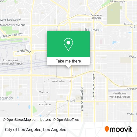 City of Los Angeles map
