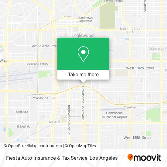 Fiesta Auto Insurance & Tax Service map