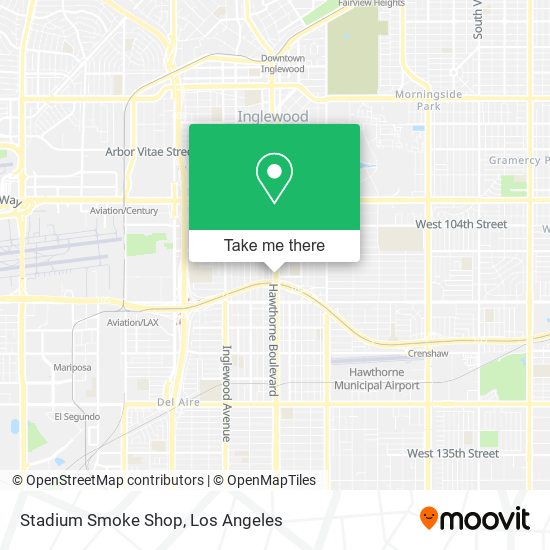 Stadium Smoke Shop map