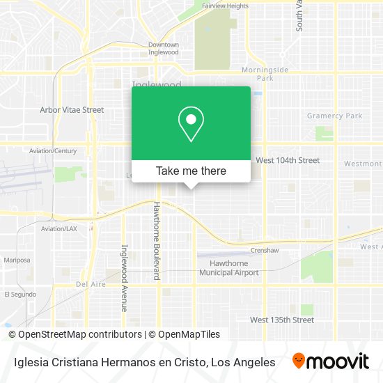 Iglesia Cristiana Hermanos en Cristo map