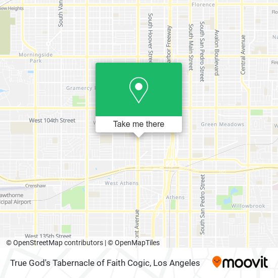 True God's Tabernacle of Faith Cogic map