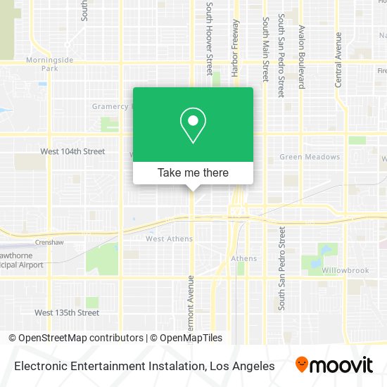 Electronic Entertainment Instalation map