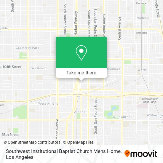 Southwest Institutional Baptist Church Mens Home map