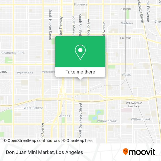 Don Juan Mini Market map