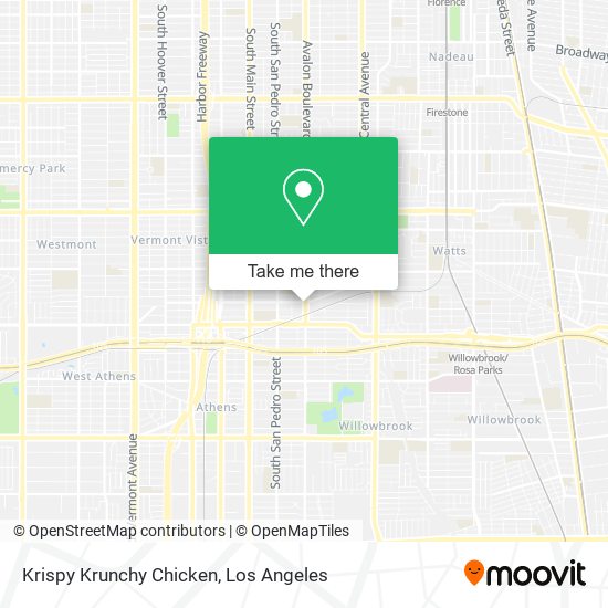 Krispy Krunchy Chicken map