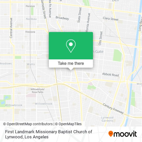 Mapa de First Landmark Missionary Baptist Church of Lynwood