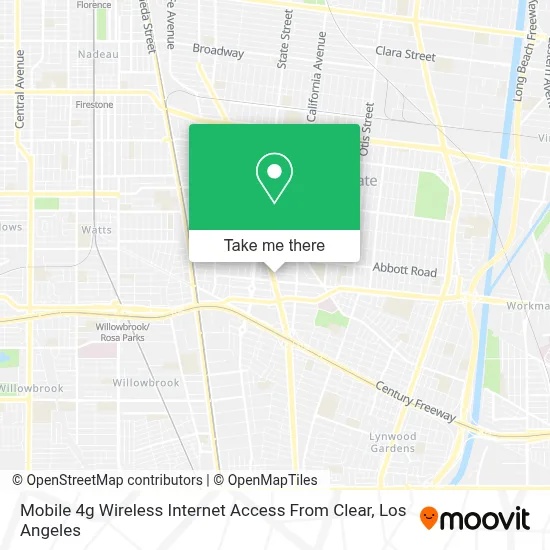 Mobile 4g Wireless Internet Access From Clear map