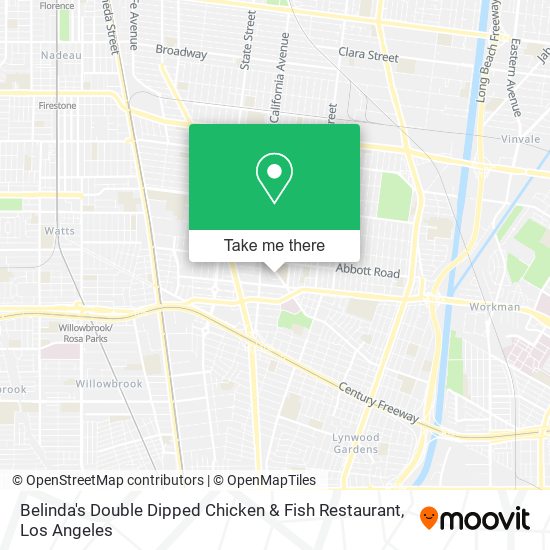 Mapa de Belinda's Double Dipped Chicken & Fish Restaurant