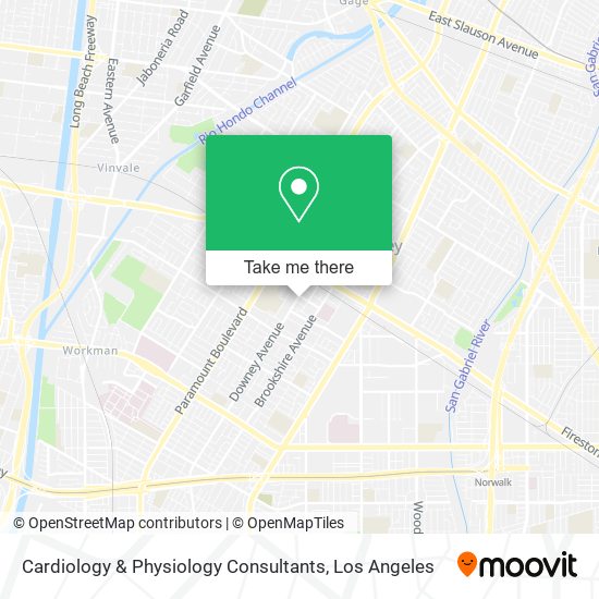 Cardiology & Physiology Consultants map