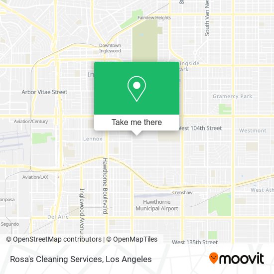 Rosa's Cleaning Services map