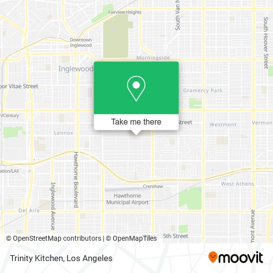 Mapa de Trinity Kitchen