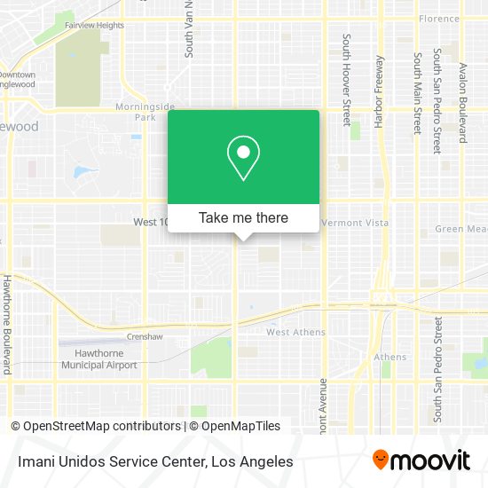 Imani Unidos Service Center map