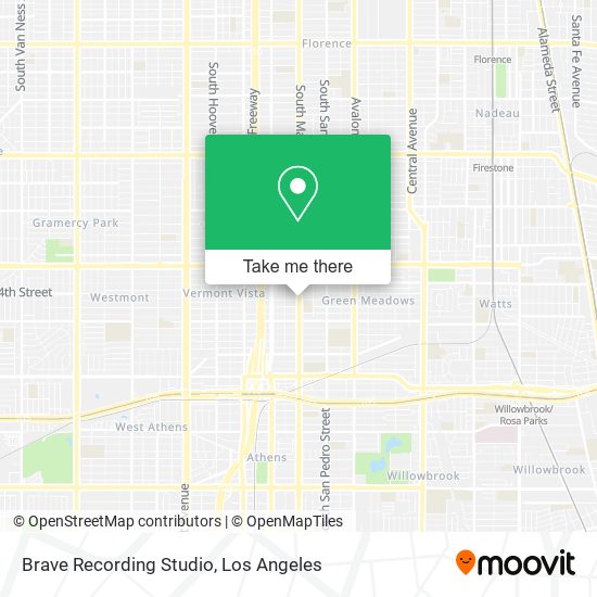 Mapa de Brave Recording Studio