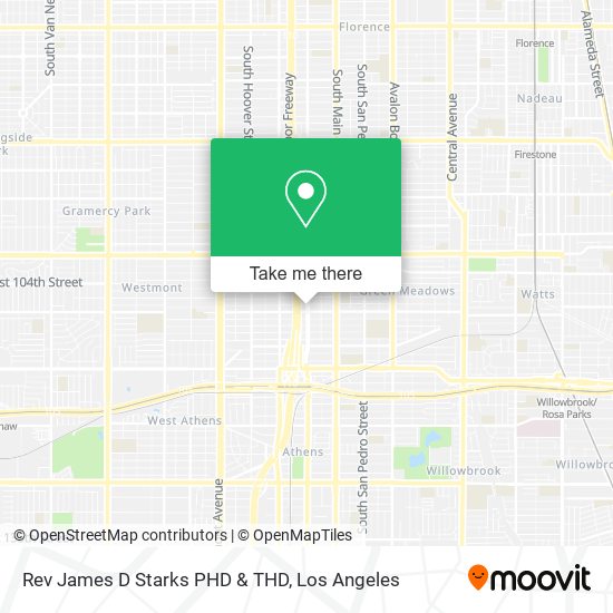 Rev James D Starks PHD & THD map