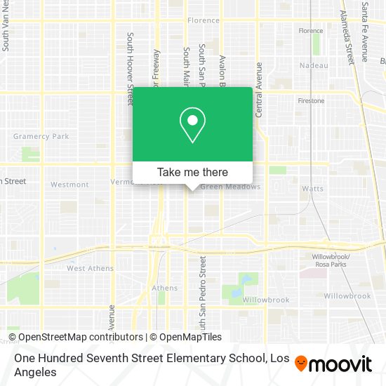 Mapa de One Hundred Seventh Street Elementary School