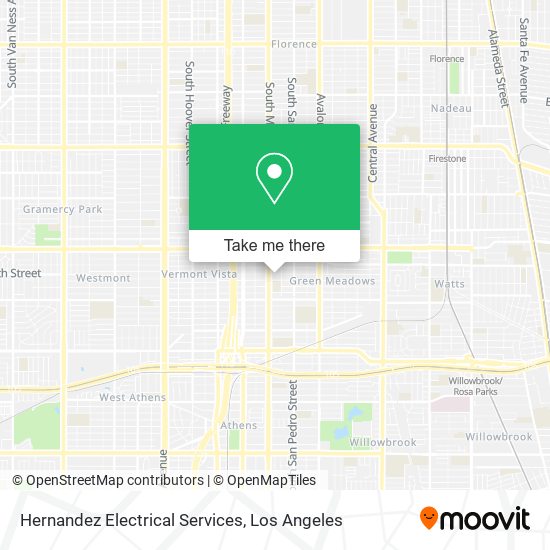 Mapa de Hernandez Electrical Services