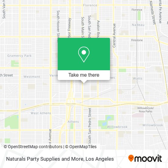 Naturals Party Supplies and More map