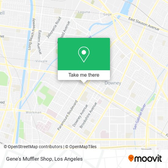 Gene's Muffler Shop map