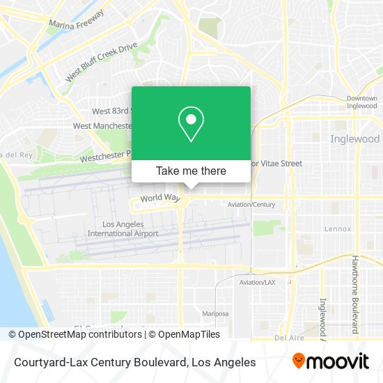 ¿Cómo llegar a Courtyard-Lax Century Boulevard en Westchester, La en ...