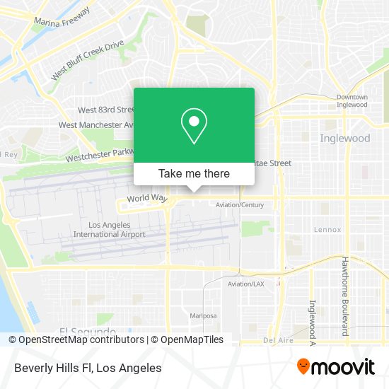 Beverly Hills Fl map