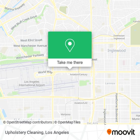 Mapa de Upholstery Cleaning