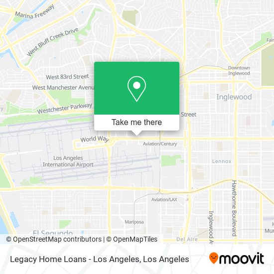 Legacy Home Loans - Los Angeles map