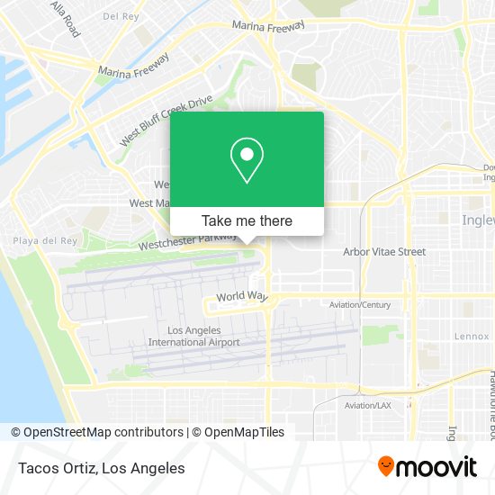 Mapa de Tacos Ortiz