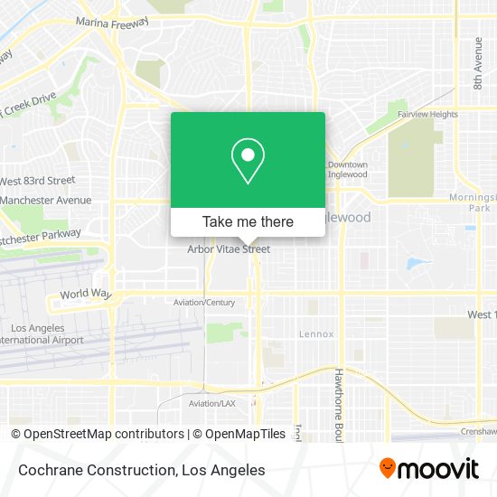 Cochrane Construction map