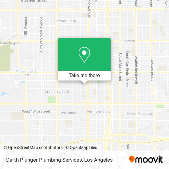 Darth Plunger Plumbing Services map