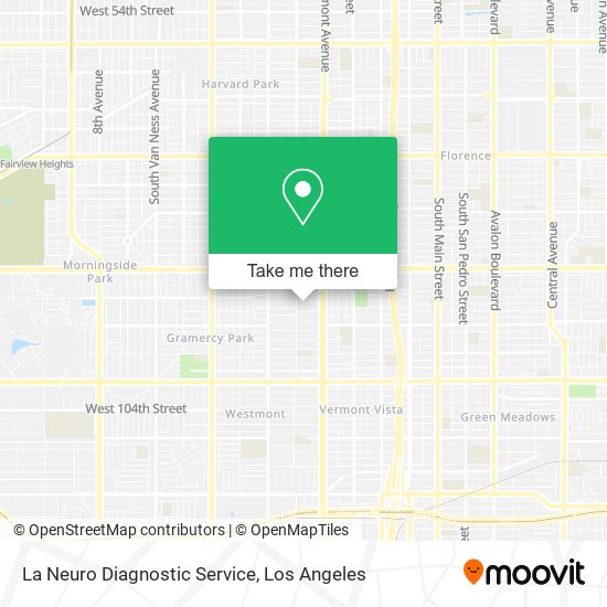 La Neuro Diagnostic Service map