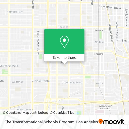 Mapa de The Transformational Schools Program