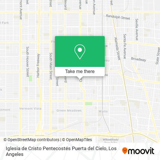 Mapa de Iglesia de Cristo Pentecostés Puerta del Cielo